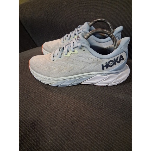 Hoka One One Gray Athletic Shoes - Picture 1 of 8